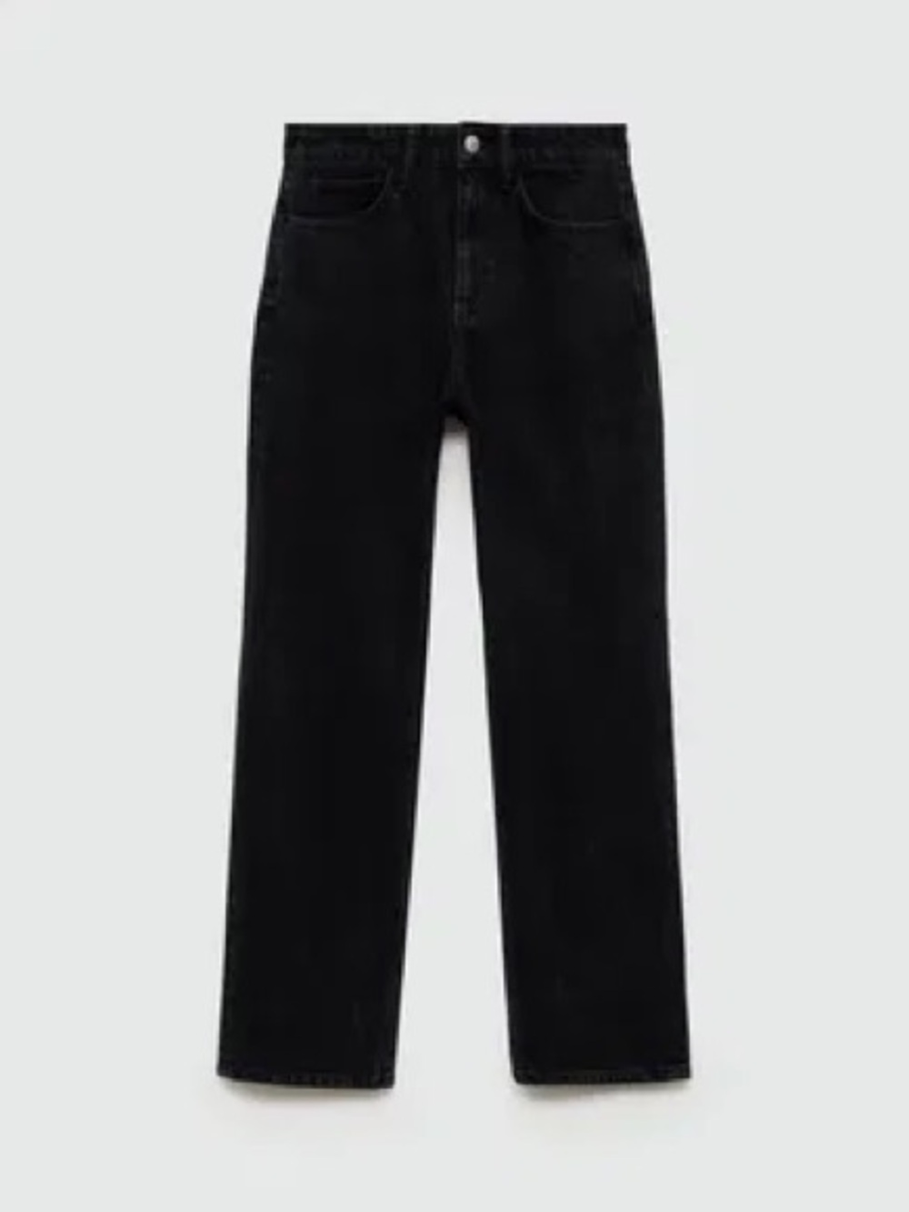 MNG Black “Blanca” Straight Jeans